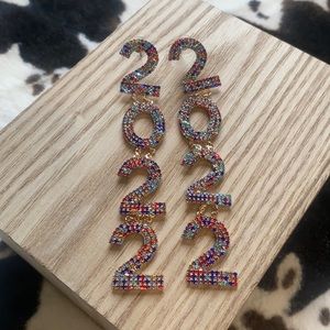 New Year’s Eve earrings